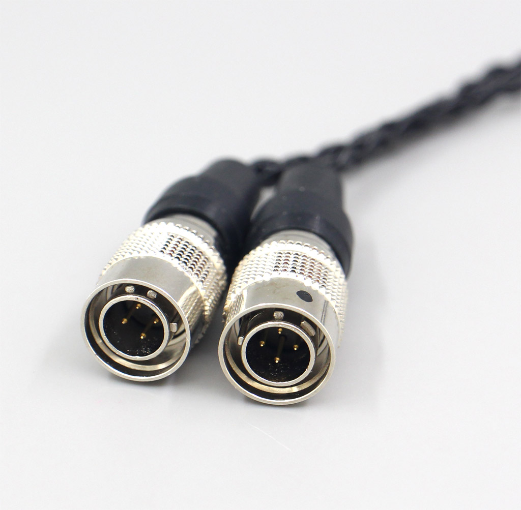 16 Core Black OCC Awesome All In 1 Plug Earphone Cable For Mr Speakers Alpha Dog Ether C Flow Mad Dog AEON