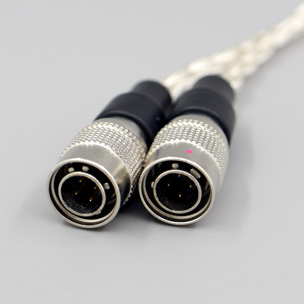 16 Core OCC Silver Plated Earphone Cable For Mr Speakers Alpha Dog Ether C Flow Mad Dog AEON Headphone