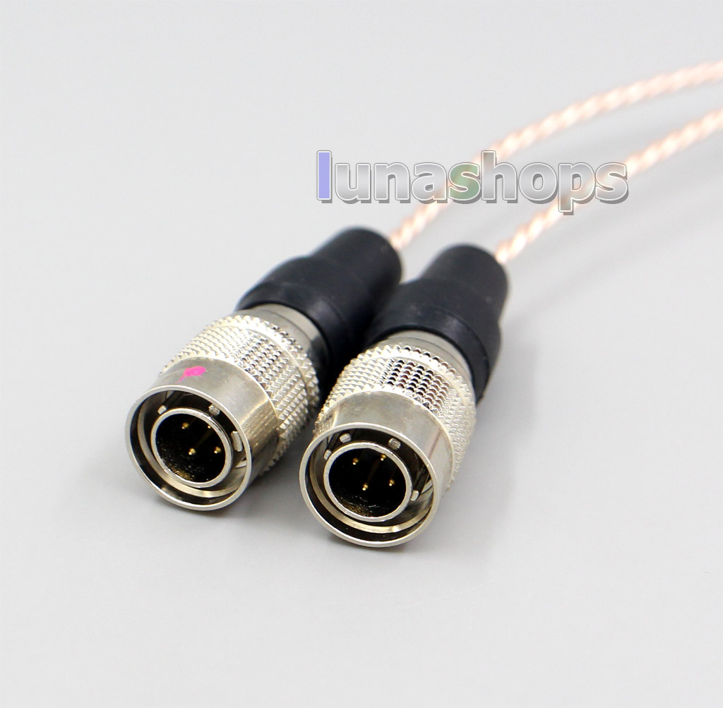 Hi-Res Brown XLR 3.5mm 2.5mm 4.4mm Earphone Cable For Mr Speakers Alpha Dog Ether C Flow Mad Dog AEON