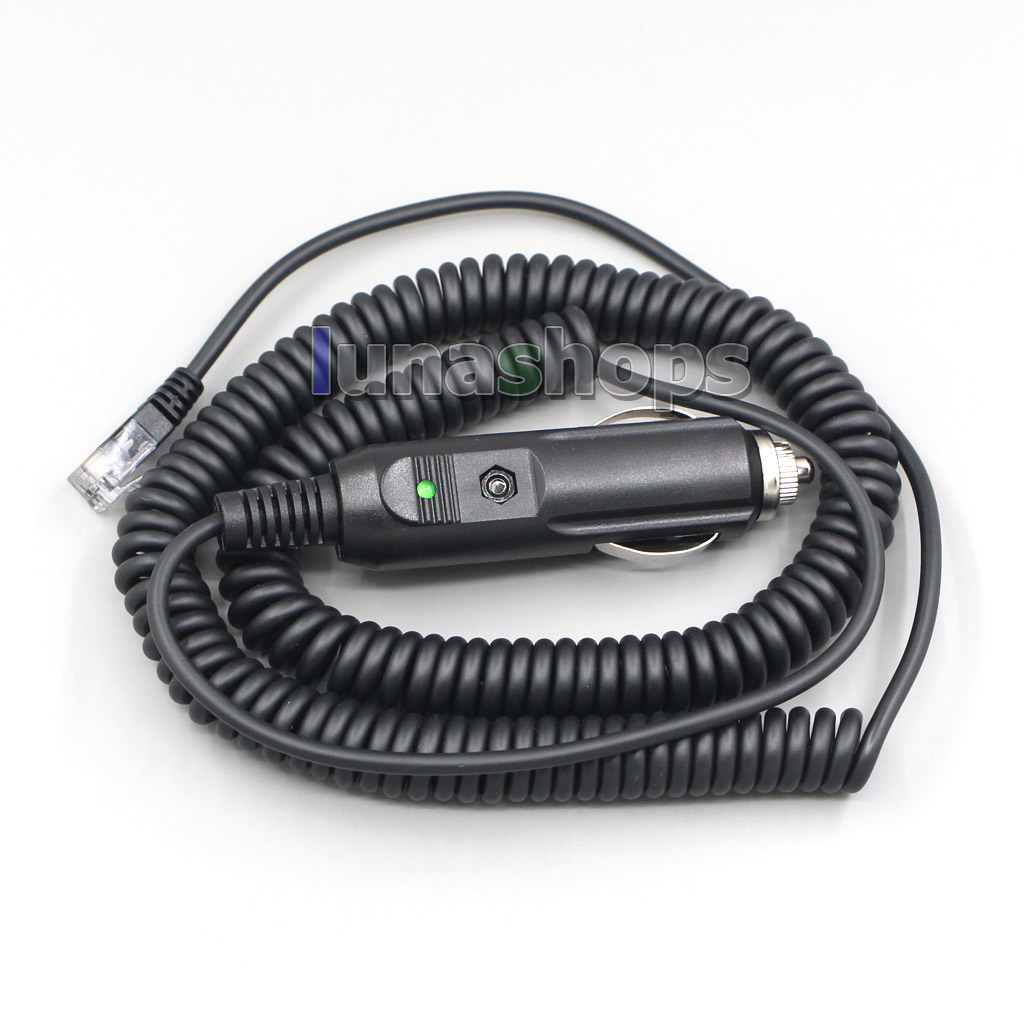 DC Power Car Spring expansion coiled cable Cable For V1 Uniden DFR6 DFR7 R7 Escort Max360 C Radar Detector