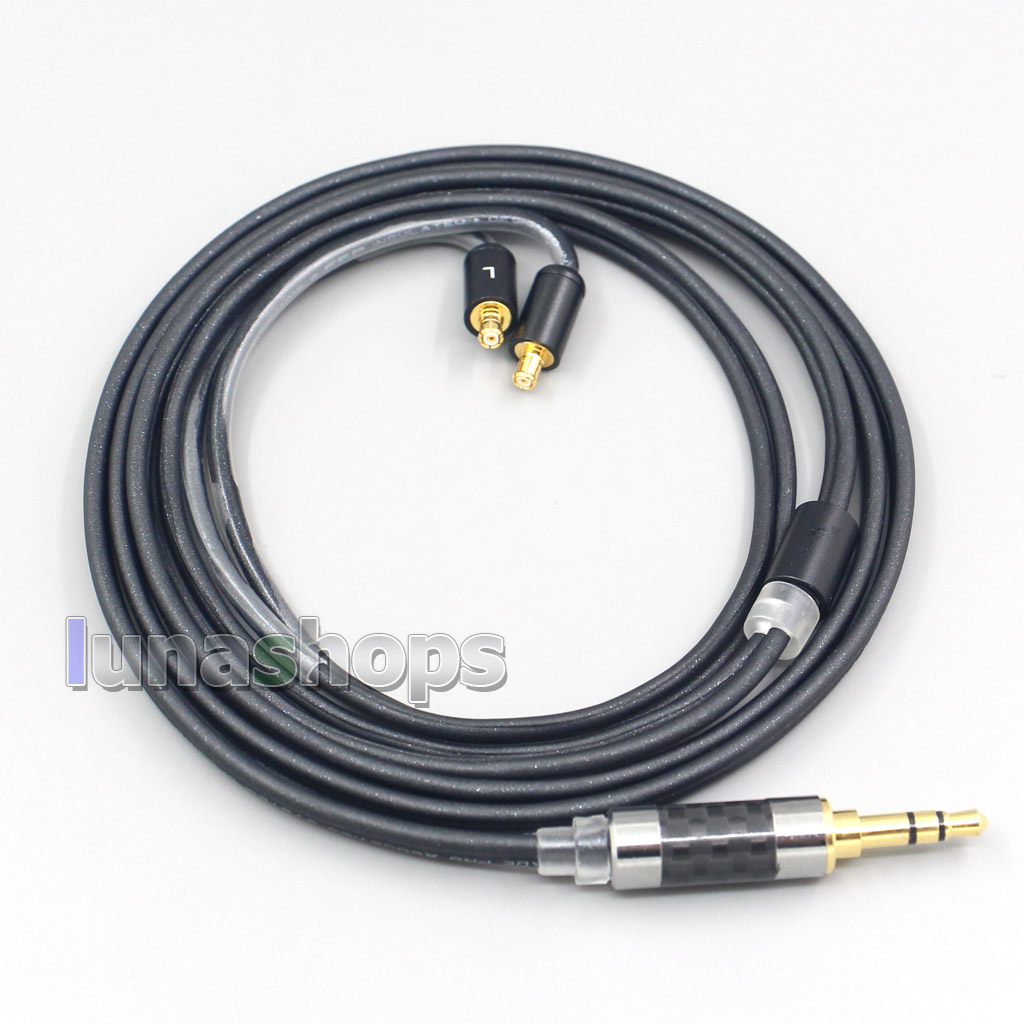 2.5mm 4.4mm Black 99% Pure PCOCC Earphone Cable For Audio Technica ATH-CKR100 ATH-CKR90 CKS1100 CKR100IS CKS1100I