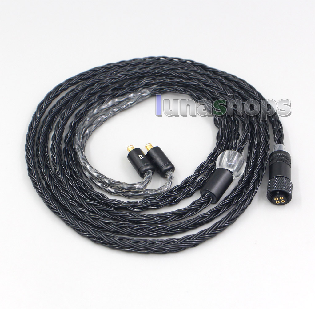 16 Core Black OCC Awesome All In 1 Plug Earphone Cable For Audio Technica ATH-CKR100 ATH-CKR90 CKS1100 CKR100IS CKS1100IS
