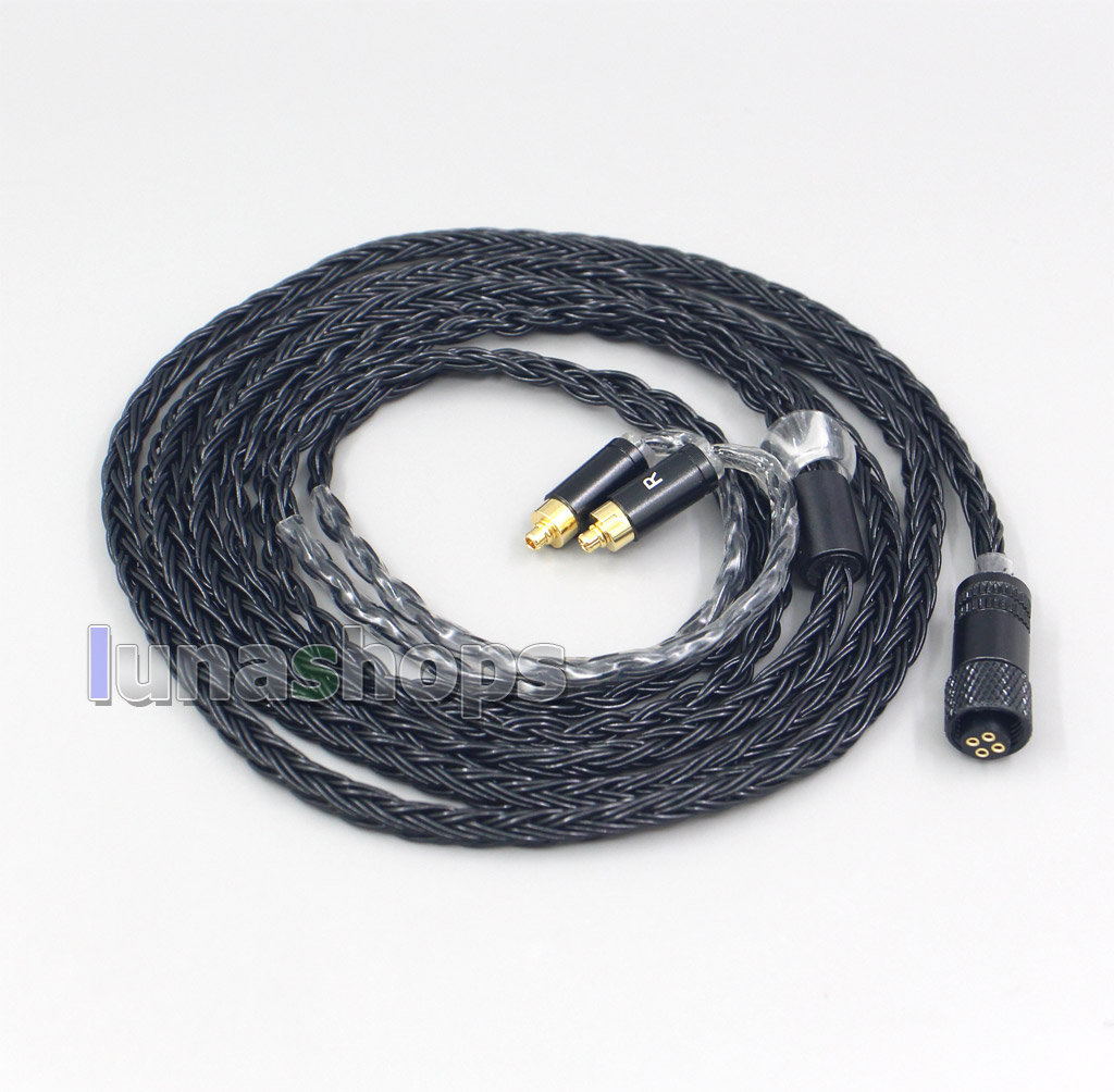 16 Core Black OCC Awesome All In 1 Plug Earphone Cable For Dunu dn-2002