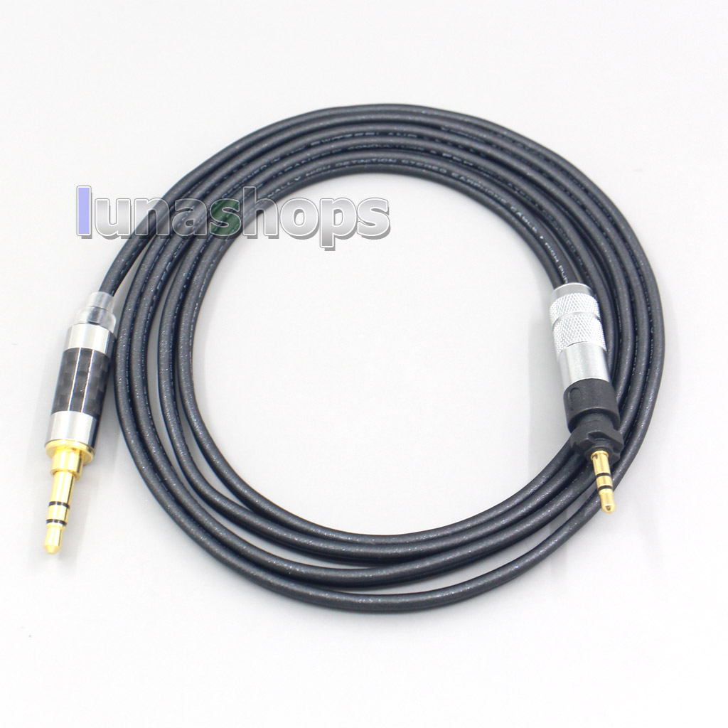 2.5mm XLR Black 99% Pure PCOCC Earphone Cable For Shure SRH840 SRH940 SRH440 SRH750DJ Philips SHP9000 SHP8900
