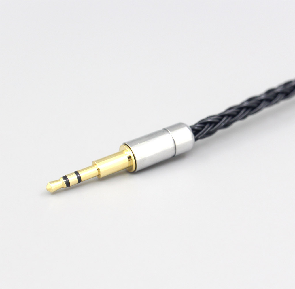 16 Core Black OCC Awesome All In 1 Plug Earphone Cable For Creative live2 Aurvana Sennheiser PXC480 PXC550 mm450