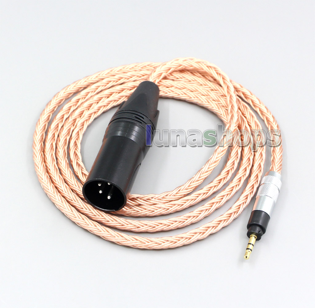 XLR 3 4 Pole 6.5mm 16 Core 99% 7N OCC Headphone Cable For Sennheiser Urbanite XL On/Over Ear