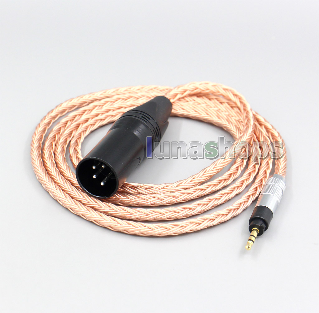 XLR 3 4 Pole 6.5mm 16 Core 99% 7N OCC Headphone Cable For Sennheiser Urbanite XL On/Over Ear