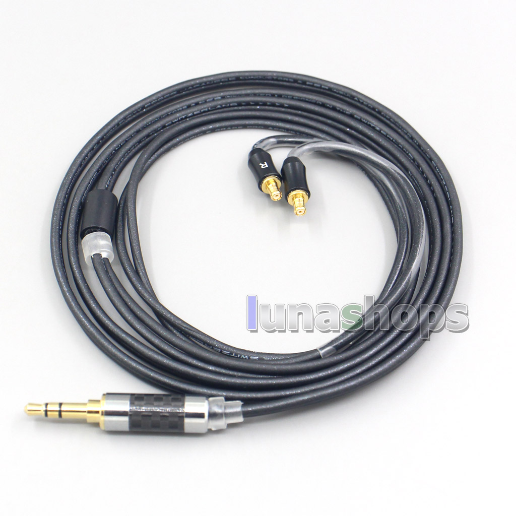 2.5mm 4.4mm Black 99% Pure PCOCC Earphone Cable For Audio Technica ath-ls400 ls300 ls200 ls70 ls50 e40 e50 e70 312A