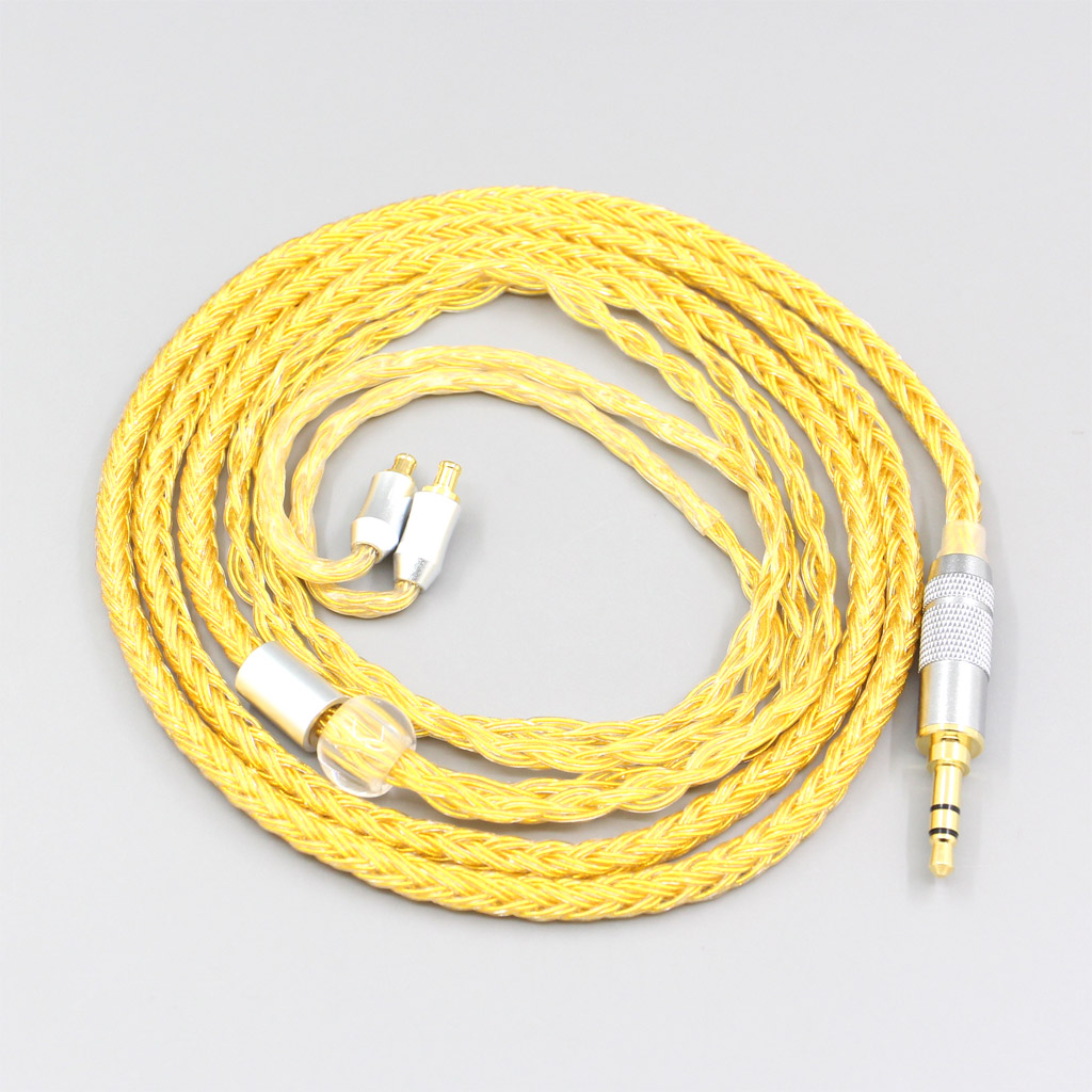 16 Core OCC Gold Plated Braided Earphone Cable For Audio Technica ath-ls400 ls300 ls200 ls70 ls50 e40 e50 e70 312A
