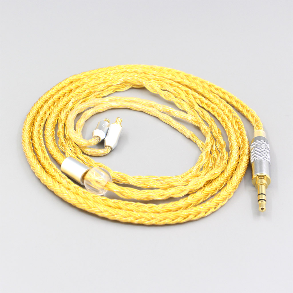 16 Core OCC Gold Plated Braided Earphone Cable For Audio Technica ath-ls400 ls300 ls200 ls70 ls50 e40 e50 e70 312A
