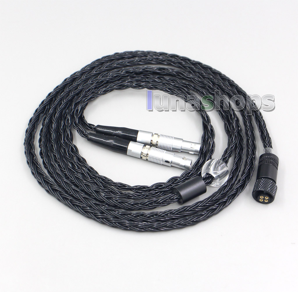 16 Core Black OCC Awesome All In 1 Plug Earphone Cable For Ultrasone Jubilee 25E dition ED8EX ED15