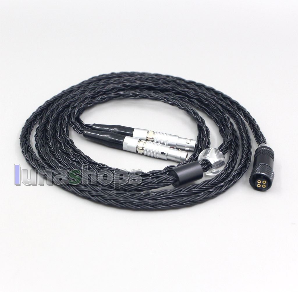 16 Core Black OCC Awesome All In 1 Plug Earphone Cable For Ultrasone Jubilee 25E dition ED8EX ED15