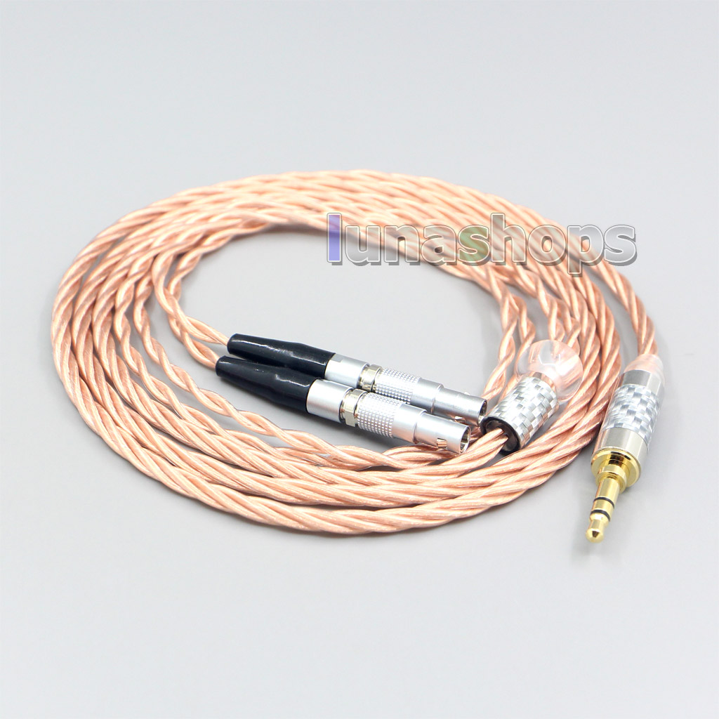 Silver Plated OCC Shielding Coaxial Cable For Ultrasone Jubilee 25E dition ED8EX ED15 Headphone