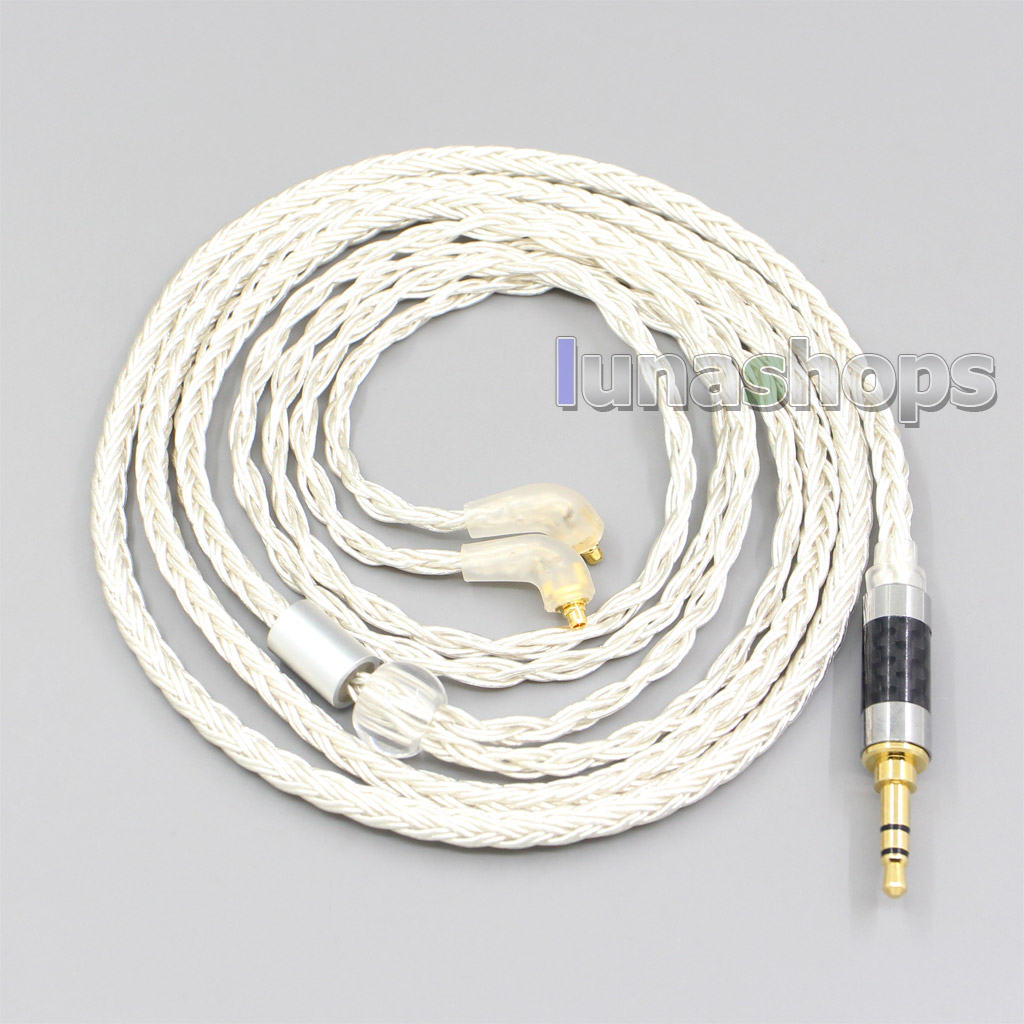 16 Core OCC Silver Plated Headphone Earphone Cable For Etymotic ER4SR ER4XR ER3XR ER3SE ER2XR ER2SE