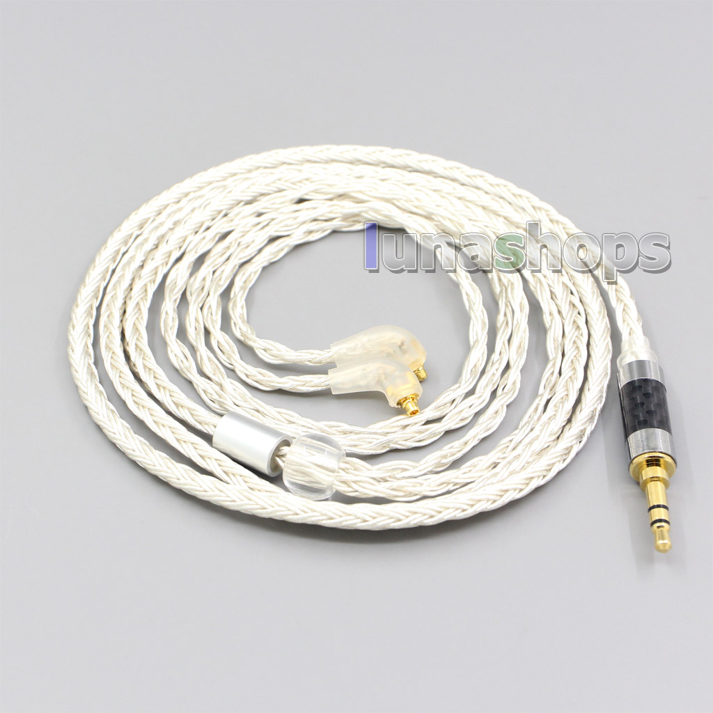 16 Core OCC Silver Plated Headphone Earphone Cable For Etymotic ER4SR ER4XR ER3XR ER3SE ER2XR ER2SE