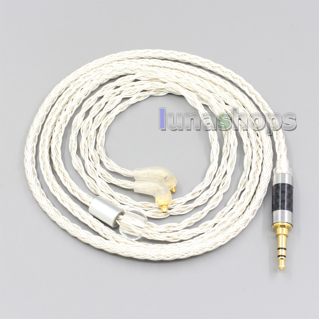 16 Core OCC Silver Plated Headphone Earphone Cable For Etymotic ER4SR ER4XR ER3XR ER3SE ER2XR ER2SE