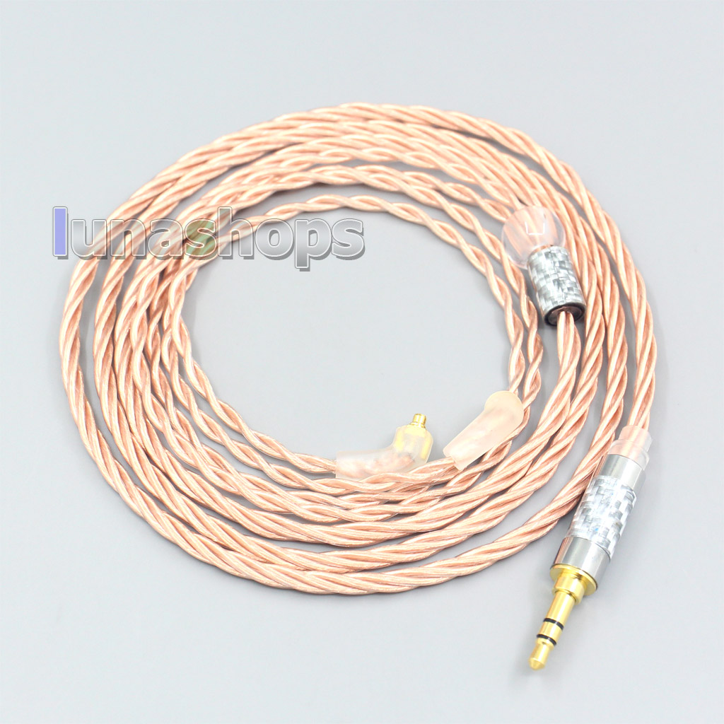 Silver Plated OCC Shielding Coaxial Earphone Cable For Etymotic ER4SR ER4XR ER3XR ER3SE ER2XR ER2SE