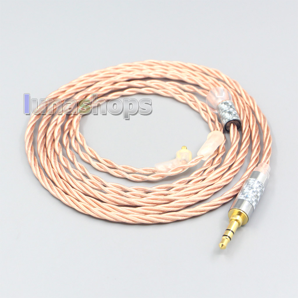 Silver Plated OCC Shielding Coaxial Earphone Cable For Etymotic ER4SR ER4XR ER3XR ER3SE ER2XR ER2SE
