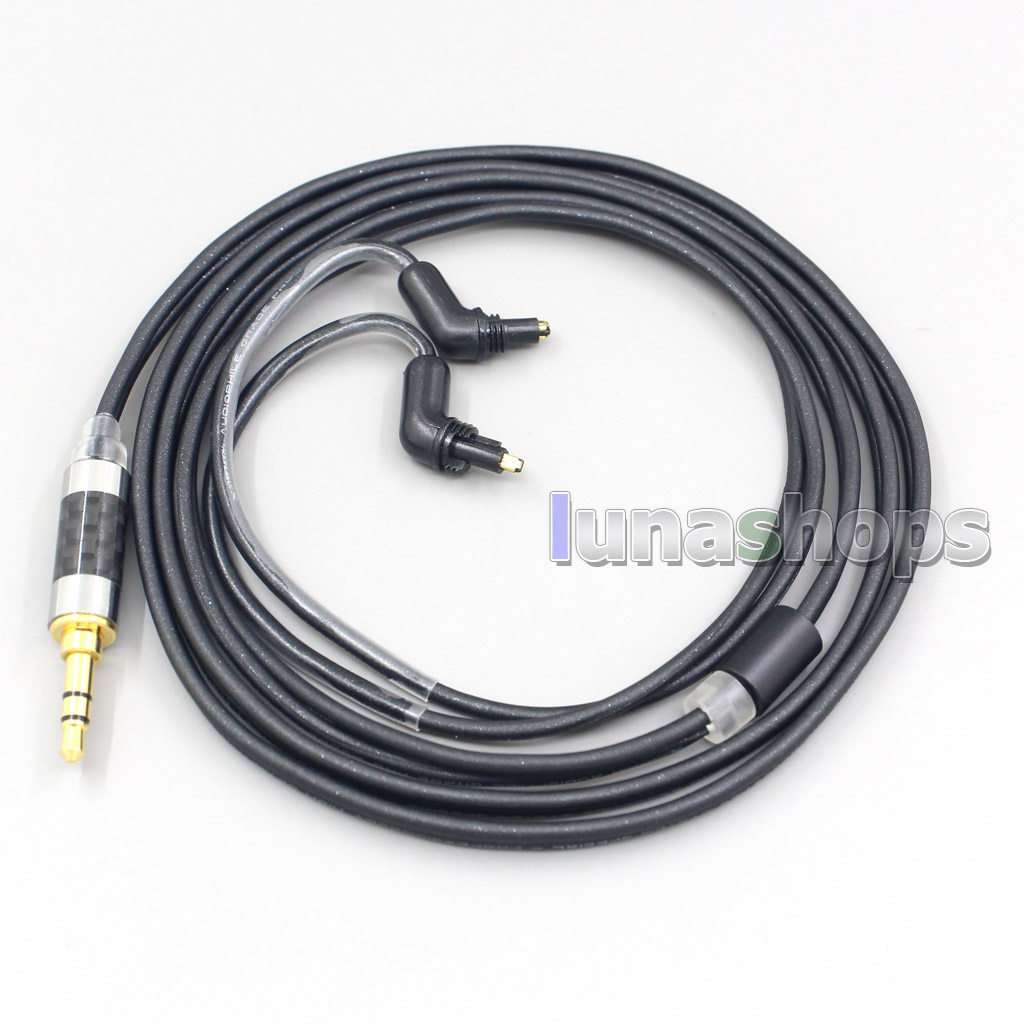 2.5mm 4.4mm XLR 3.5mm Black 99% Pure PCOCC Earphone Cable For Sony MDR-EX1000 MDR-EX600 MDR-EX800 MDR-7550