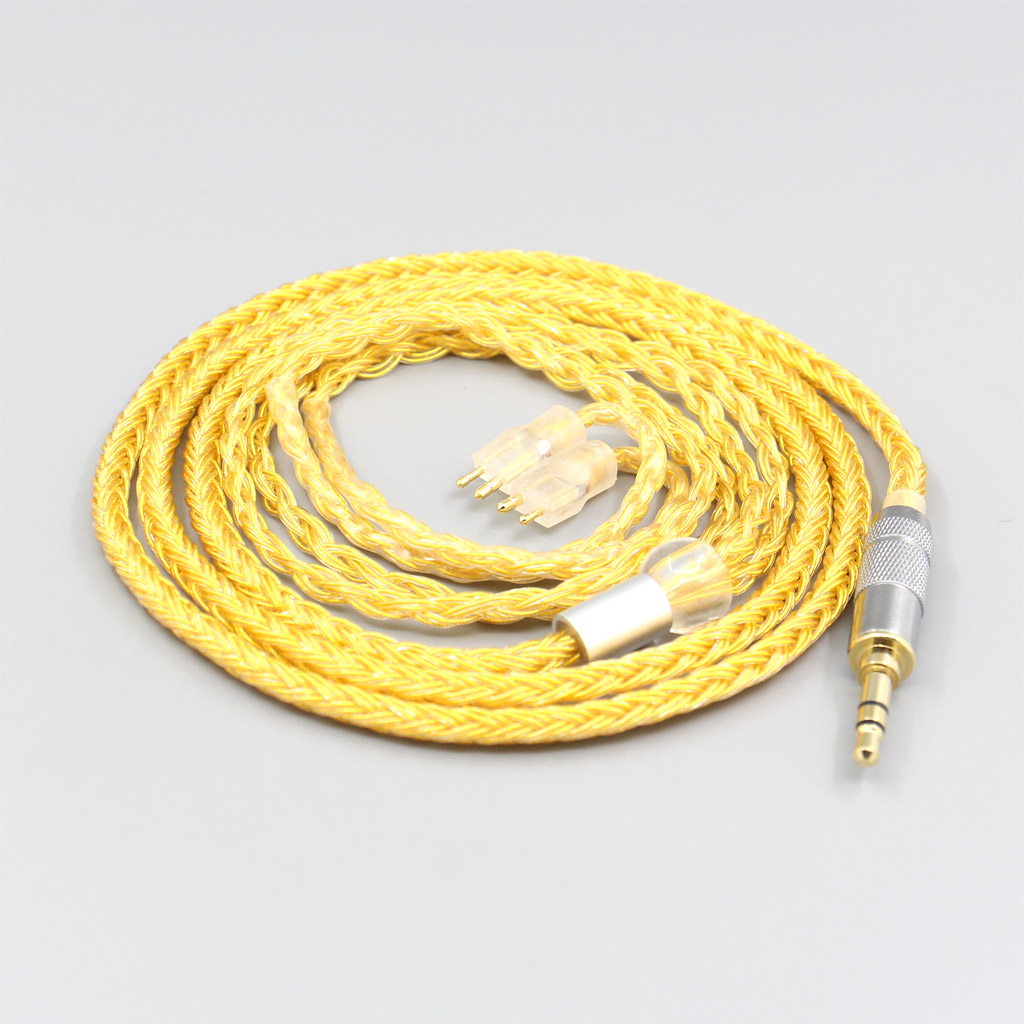 16 Core OCC Gold Plated Earphone Cable For Fitear To Go! 334 private c435 mh334 Jaben 111(F111) MH333
