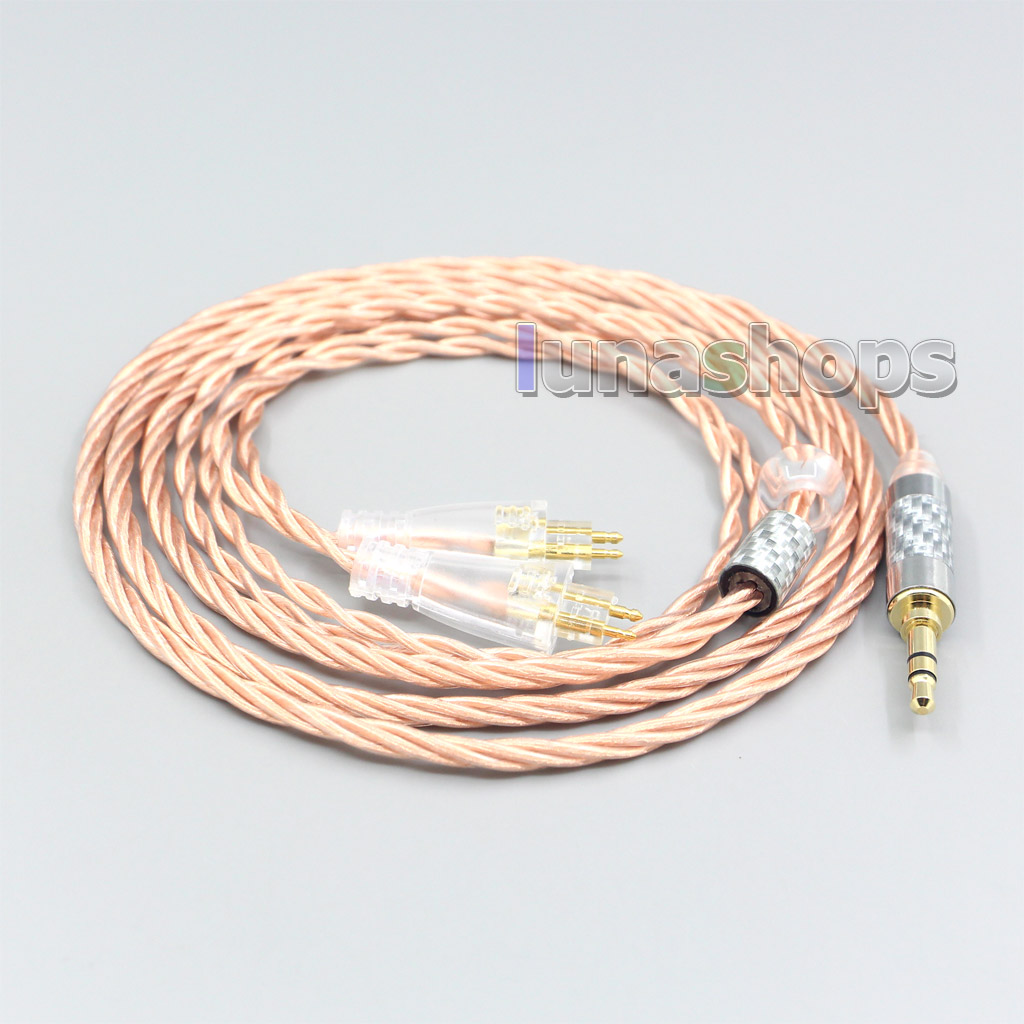Silver Plated OCC Shielding Coaxial Earphone Cable For FOSTEX TH900 MKII MK2 TH-909 TR-X00 TH-600