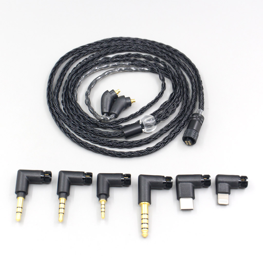 16 Core Black OCC Awesome All In 1 Plug Earphone Cable For Sony XBA-H2 XBA-H3 XBA-Z5 xba-A3 xba-A2