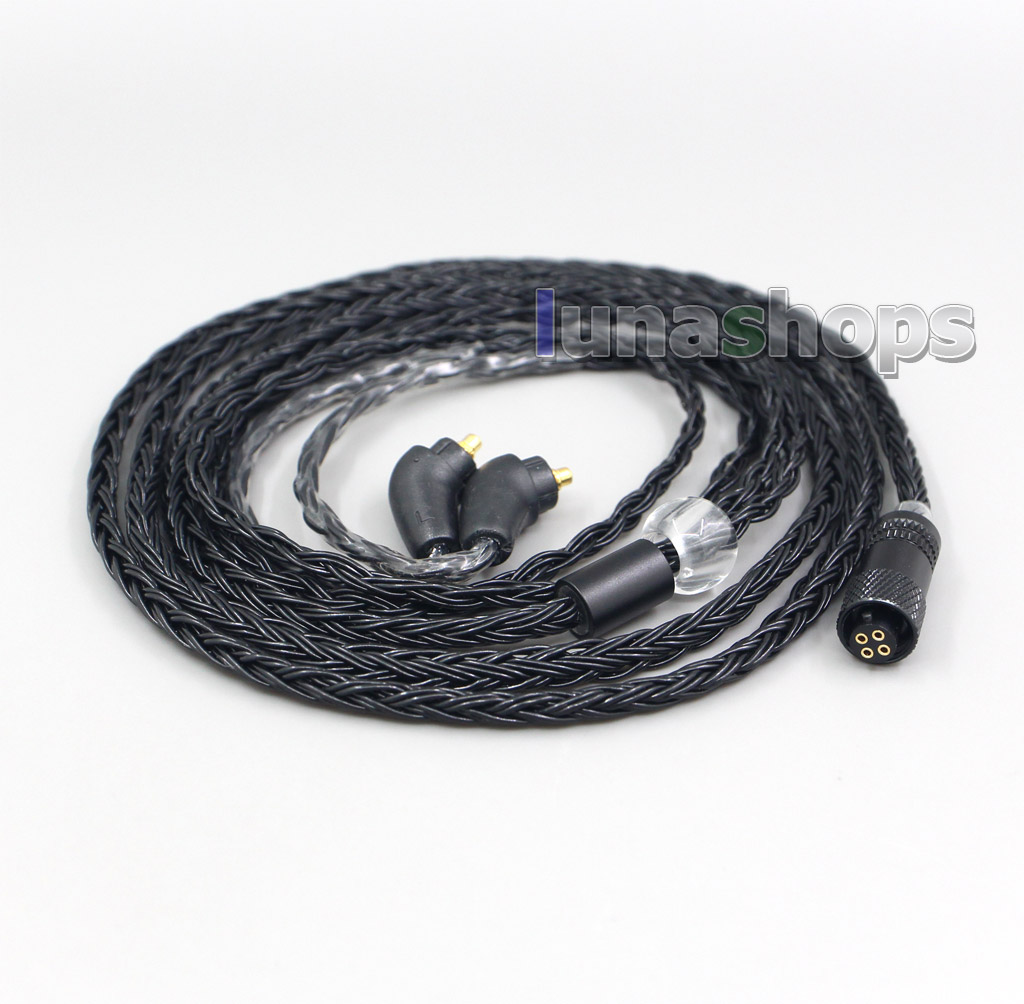 16 Core Black OCC Awesome All In 1 Plug Earphone Cable For Sony XBA-H2 XBA-H3 XBA-Z5 xba-A3 xba-A2