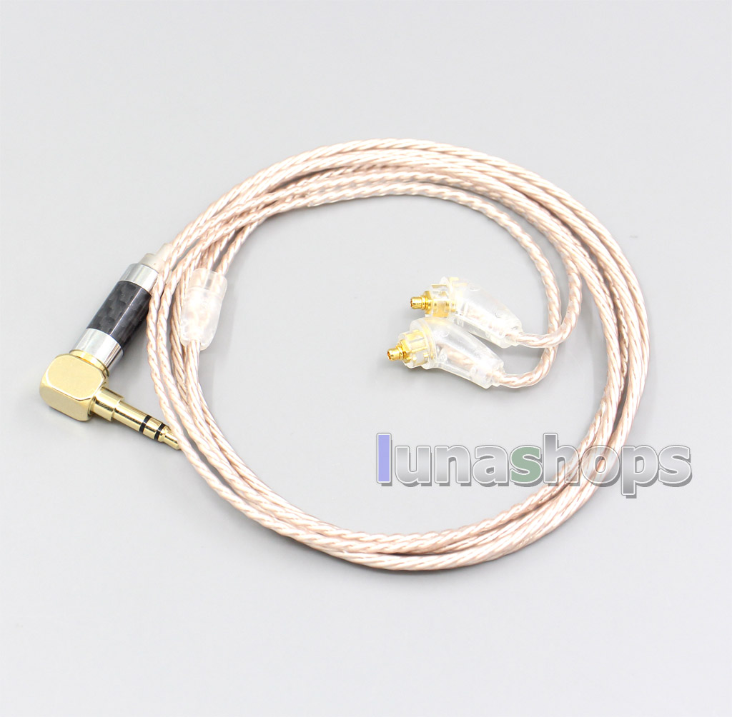 Hi-Res Brown XLR 3.5mm 2.5mm 4.4mm Earphone Cable For Sony XBA-H2 XBA-H3 XBA-Z5 xba-A3 xba-A2