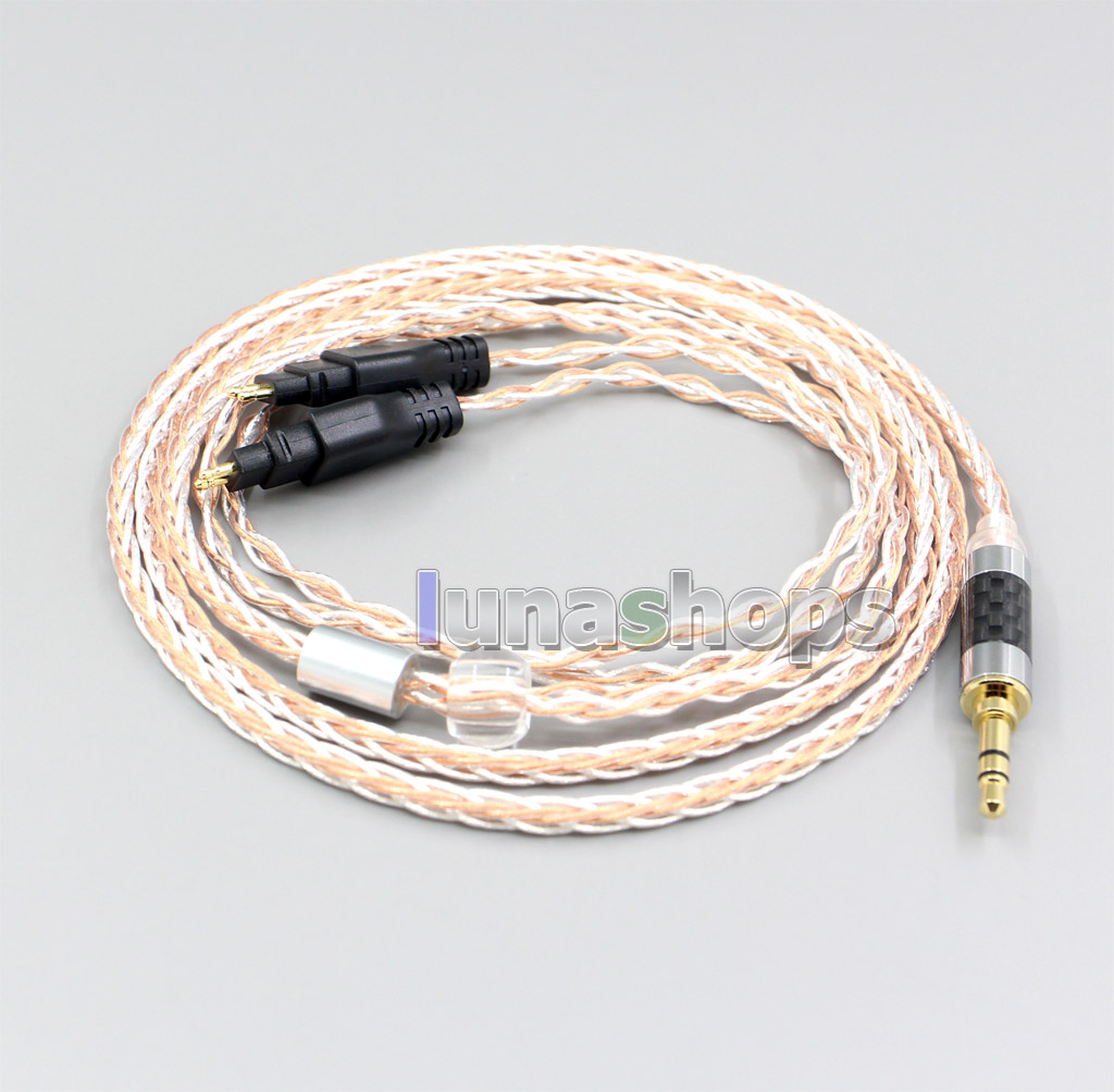 XLR 6.5mm 4.4mm 2.5mm 800 Wires Silver + OCC Headphone Cable For Sennheiser HD580 HD600 HD650 HDxxx HD660S
