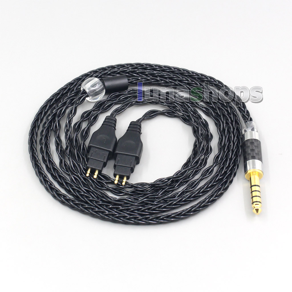 XLR Balanced 3.5mm 2.5mm 8 Cores Silver Plated Headphone Cable For Sennheiser HD580 HD600 HD650 HDxxx HD660S