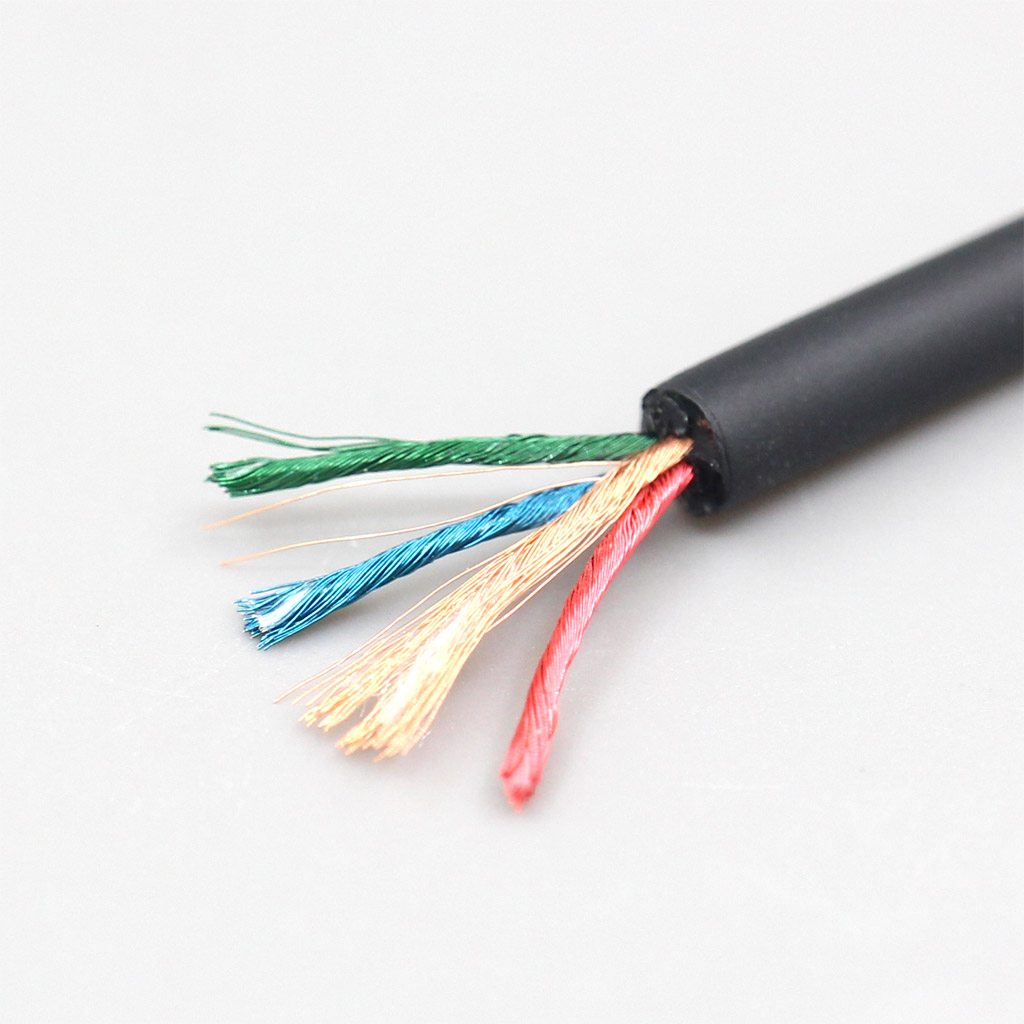 Full Black OFC Copper Wire Earphone Headphone Cable For Sennheiser HD6 HD7 HD8 MIX DJ HD595