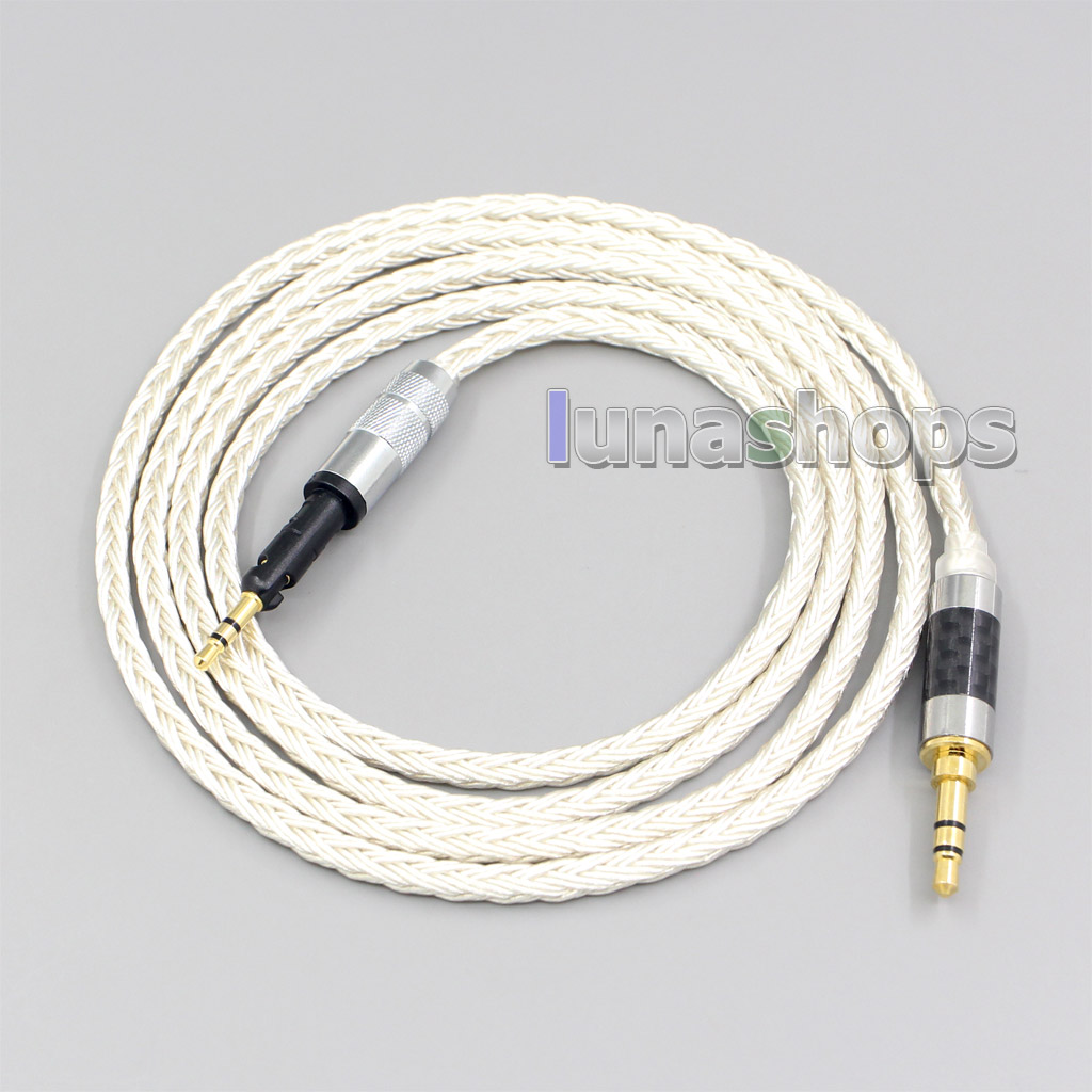 16 Core OCC Silver Plated Headphone Earphone Cable For Sennheiser HD6 HD7 HD8 MIX DJ HD595 Headphone Headset