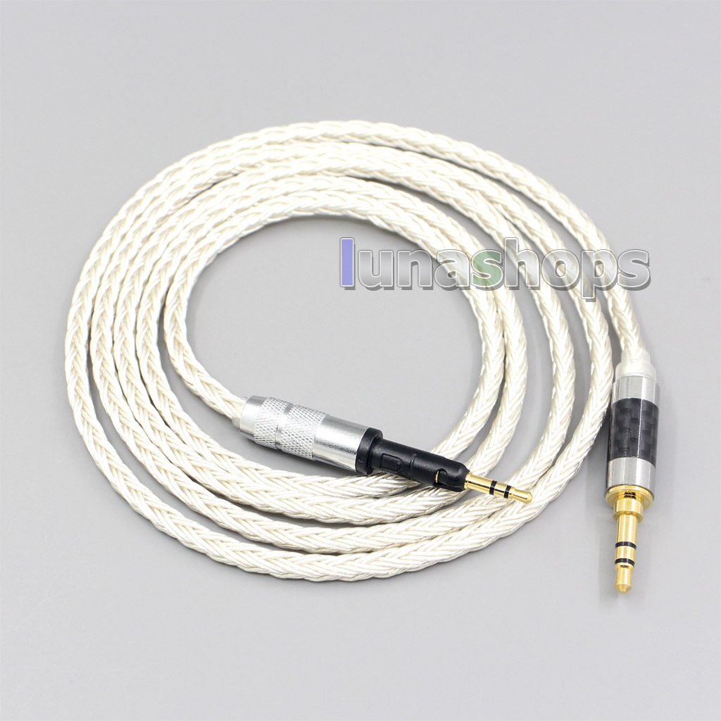 16 Core OCC Silver Plated Headphone Earphone Cable For Sennheiser HD6 HD7 HD8 MIX DJ HD595 Headphone Headset