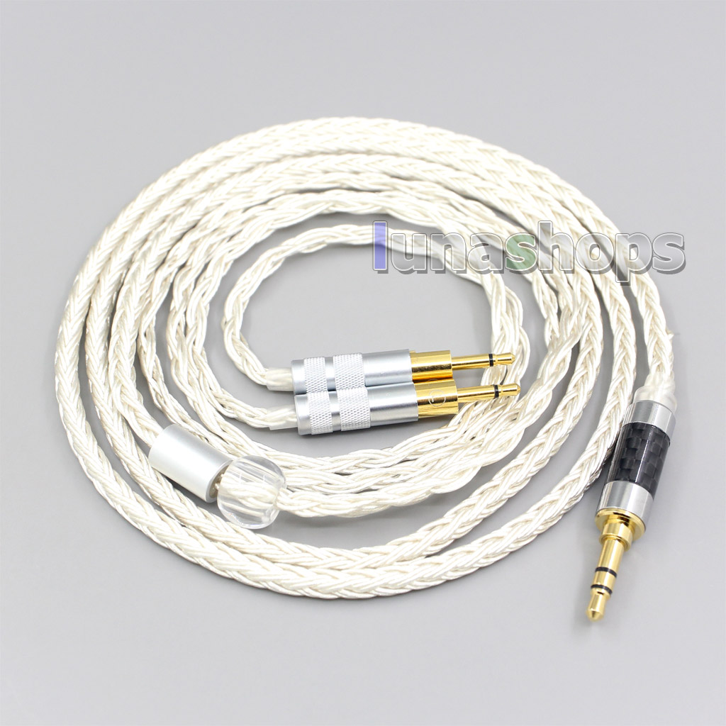 16 Core OCC Silver Plated Earphone Cable For Sennheiser HD700 Headphone Headset