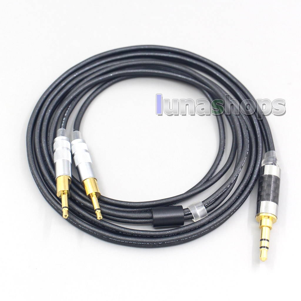 2.5mm 4.4mm 3.5mm 6.5mm XLR Black 99% Pure PCOCC Earphone Cable For Sennheiser HD700 Headphone