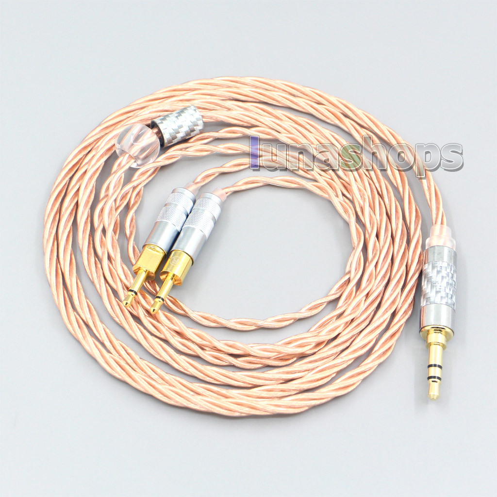 Silver Plated OCC Shielding Coaxial Earphone Cable For Sennheiser HD700 Headphone Headset