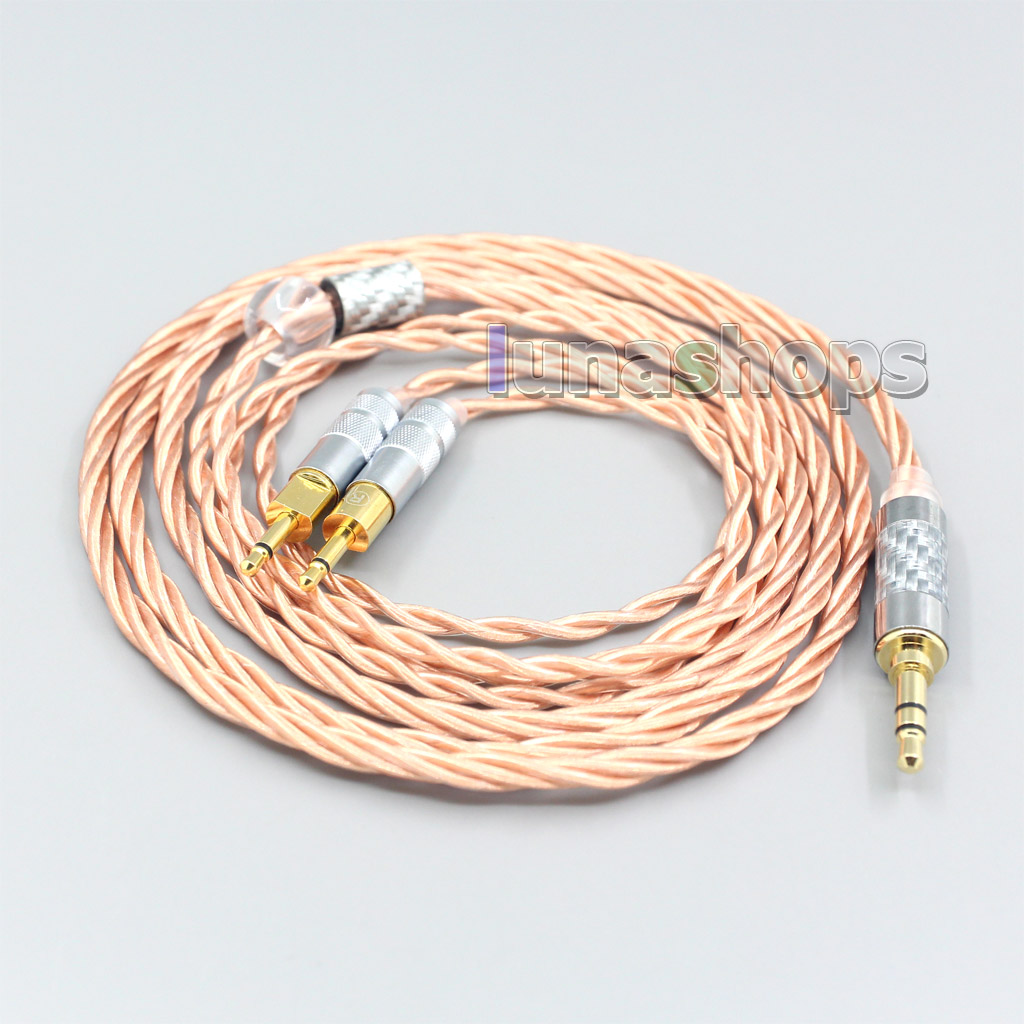 Silver Plated OCC Shielding Coaxial Earphone Cable For Sennheiser HD700 Headphone Headset