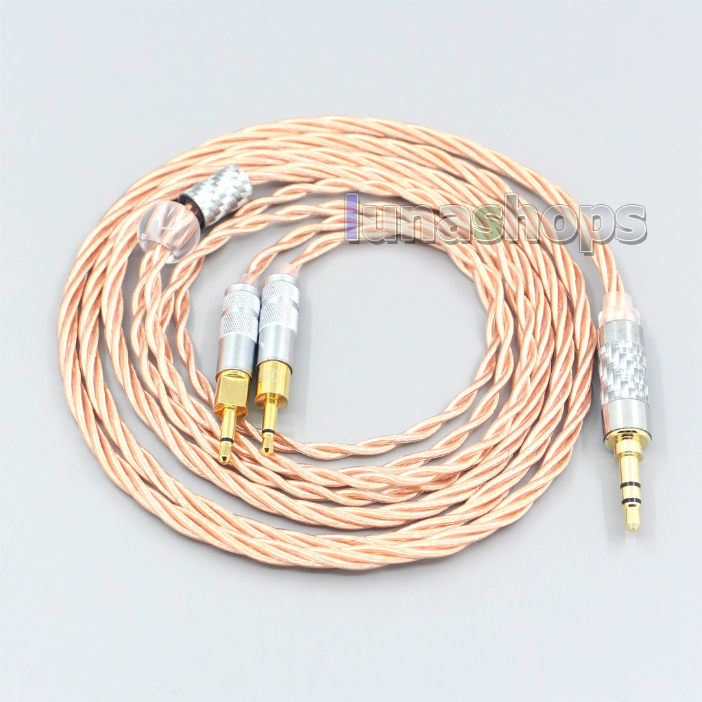 Silver Plated OCC Shielding Coaxial Earphone Cable For Sennheiser HD700 Headphone Headset