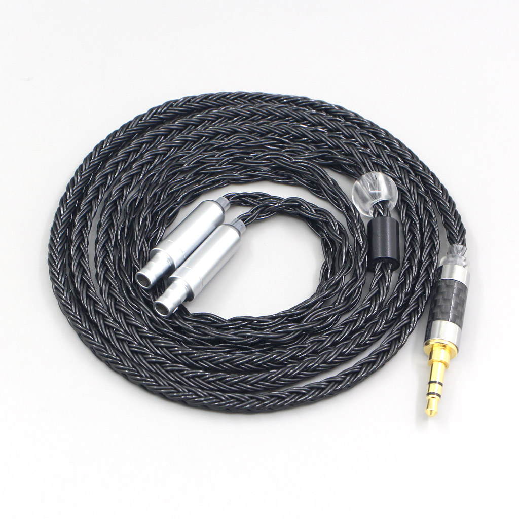 16 Core 7N OCC Black Earphone Cable For Sennheiser HD800 HD800s HD820s HD820 Enigma Acoustics Dharma D1000 Headphone