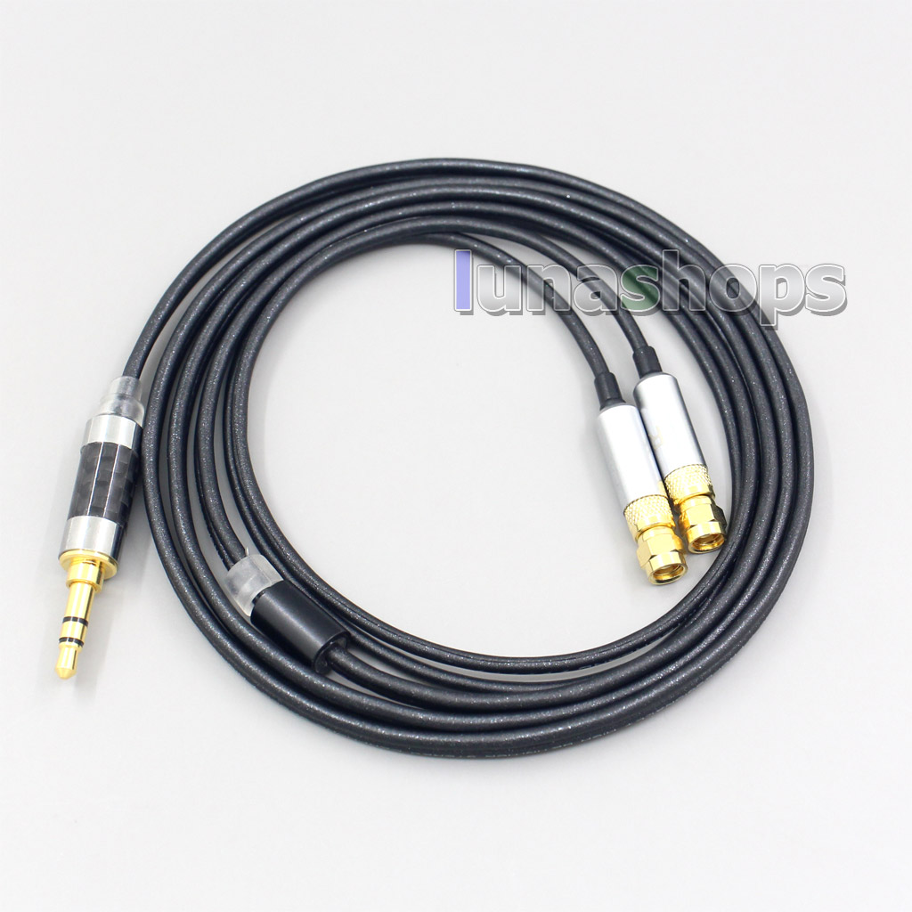 2.5mm 3.5mm 4.4mm XLR Black 99% Pure PCOCC Earphone Cable For HiFiMan HE400 HE5 HE6 HE300 HE4 HE500 HE6