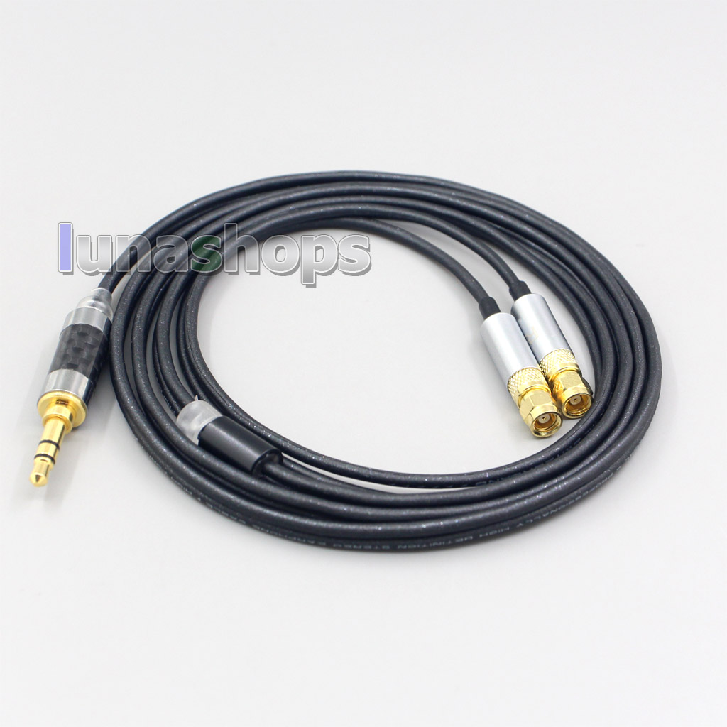 2.5mm 3.5mm 4.4mm XLR Black 99% Pure PCOCC Earphone Cable For HiFiMan HE400 HE5 HE6 HE300 HE4 HE500 HE6