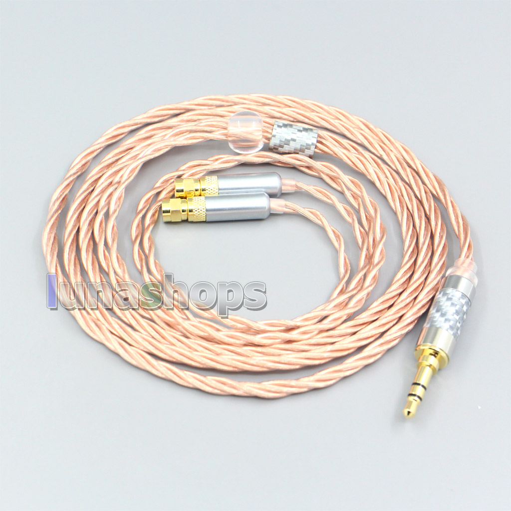 Silver Plated OCC Shielding Coaxial Earphone Cable For HiFiMan HE400 HE5 HE6 HE300 HE4 HE500 HE6