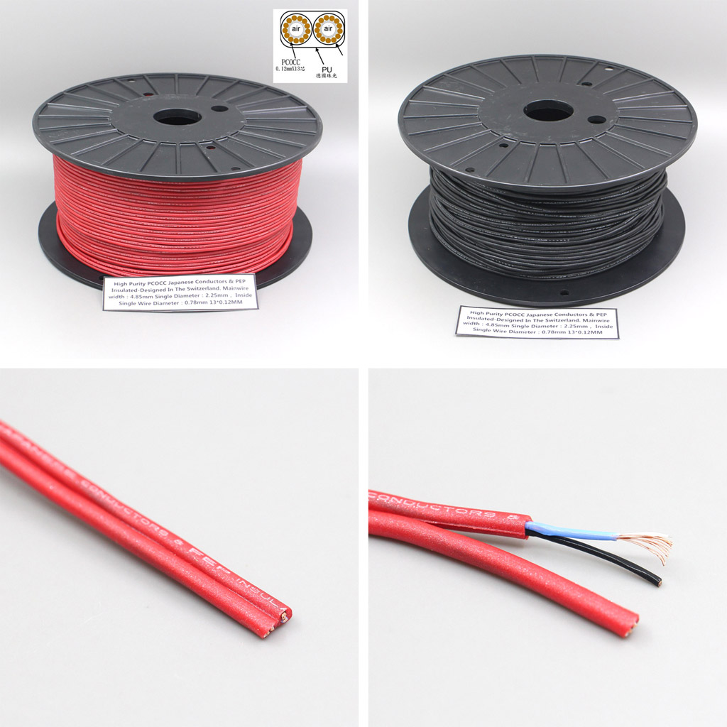 120cm High Purity PCOCC Stereo Earphone DIY Bulk Cable With Japanese Conductors + PEP Insulated