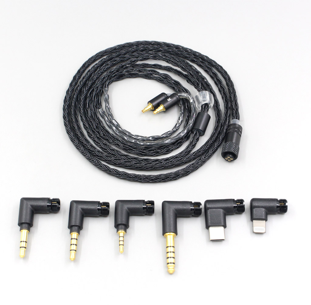 16 Core Black OCC Awesome All In 1 Plug Earphone Cable For Sennheiser IE40 Pro IE40pro