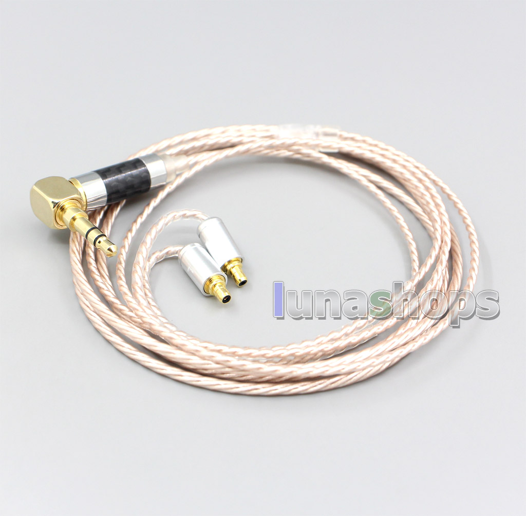 Hi-Res Brown XLR 3.5mm 2.5mm 4.4mm Earphone Cable For Sennheiser IE400 IE500 Pro