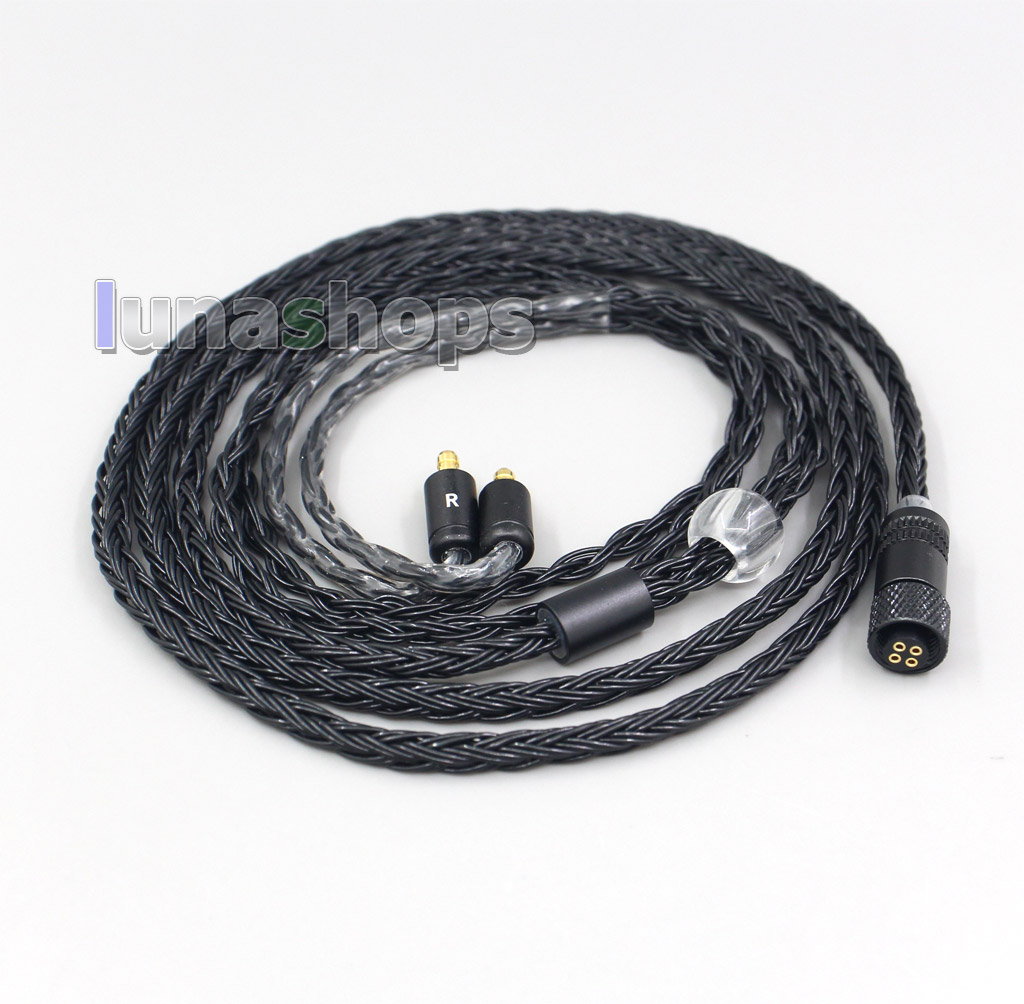 16 Core Black OCC Awesome All In 1 Plug Earphone Cable For Sennheiser IE400 IE500 Pro