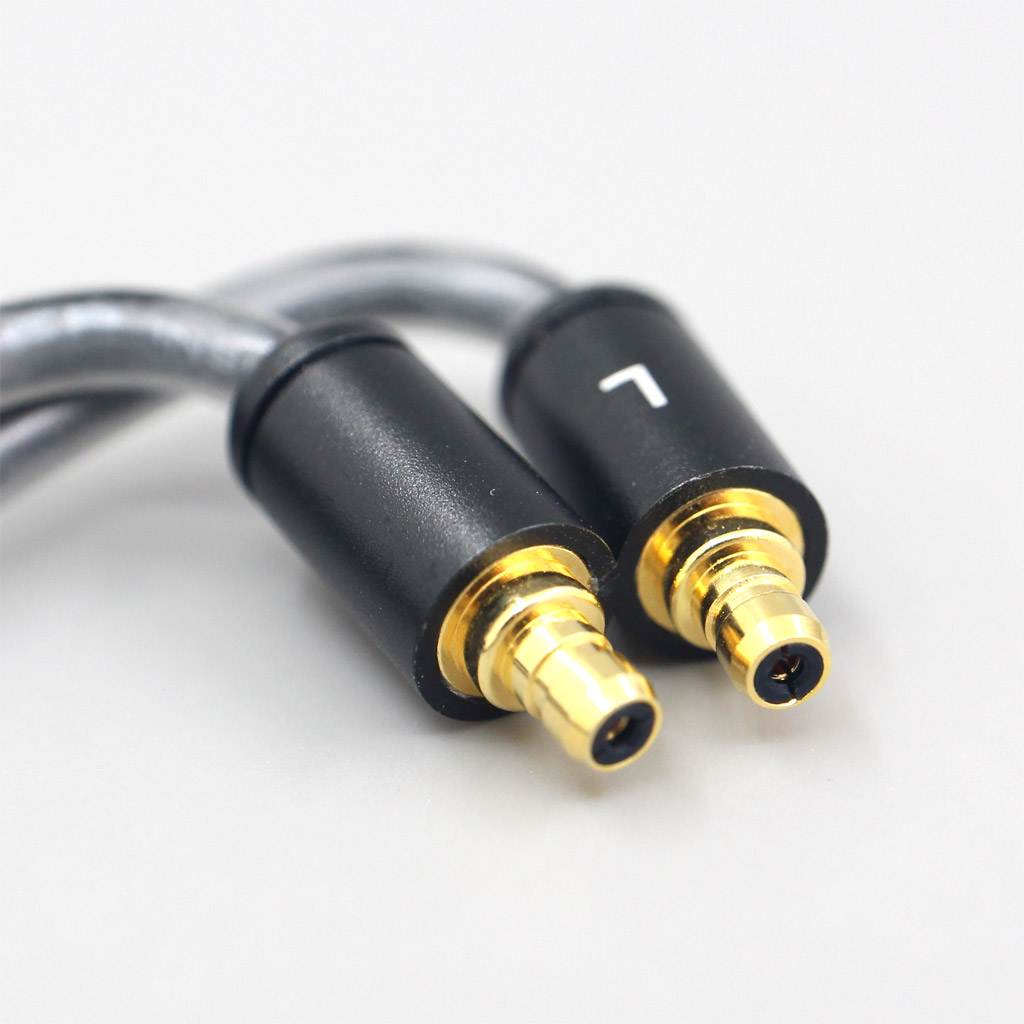 2.5mm 4.4mm XLR 3.5mm Black 99% Pure PCOCC Earphone Cable For Sennheiser IE400 IE500 Pro