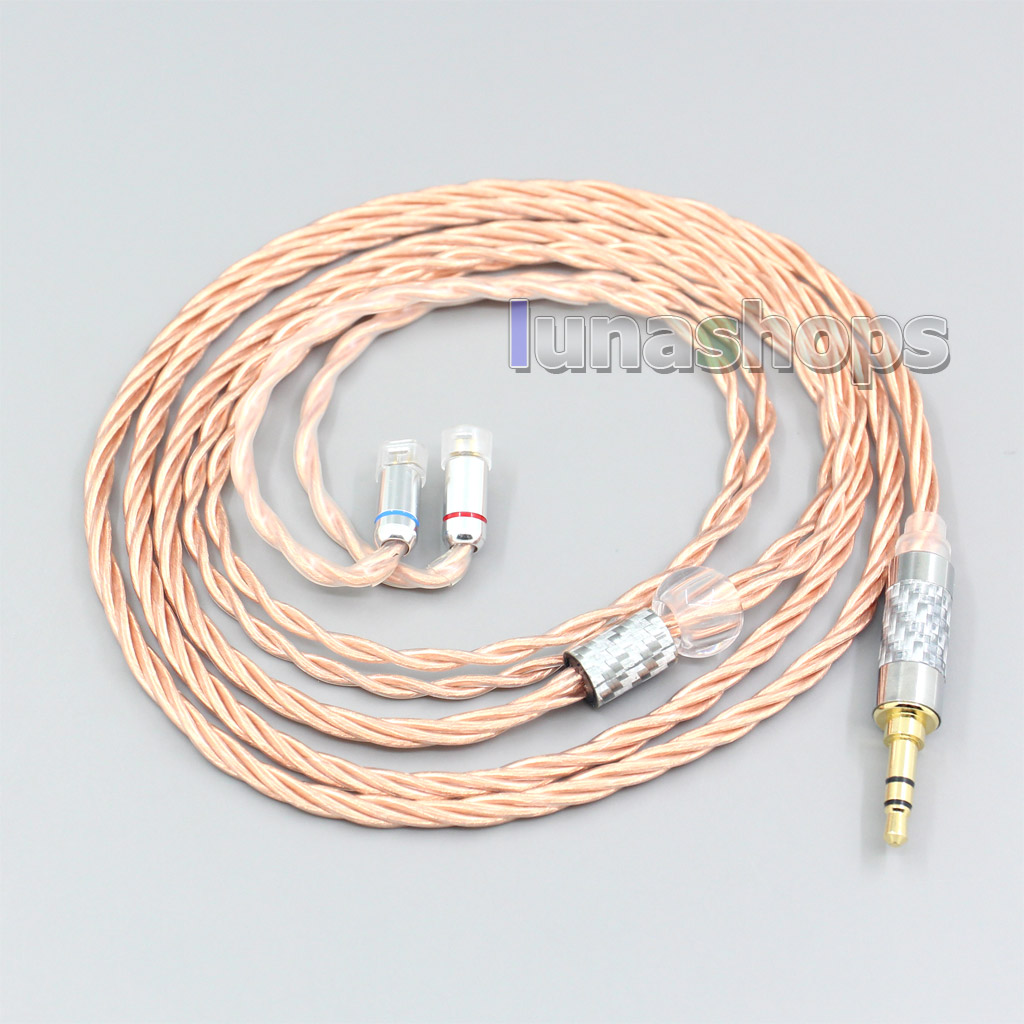 Silver Plated OCC Shielding Coaxial Earphone Cable For Sennheiser IE8 IE8i IE80 IE80s Metal Pin