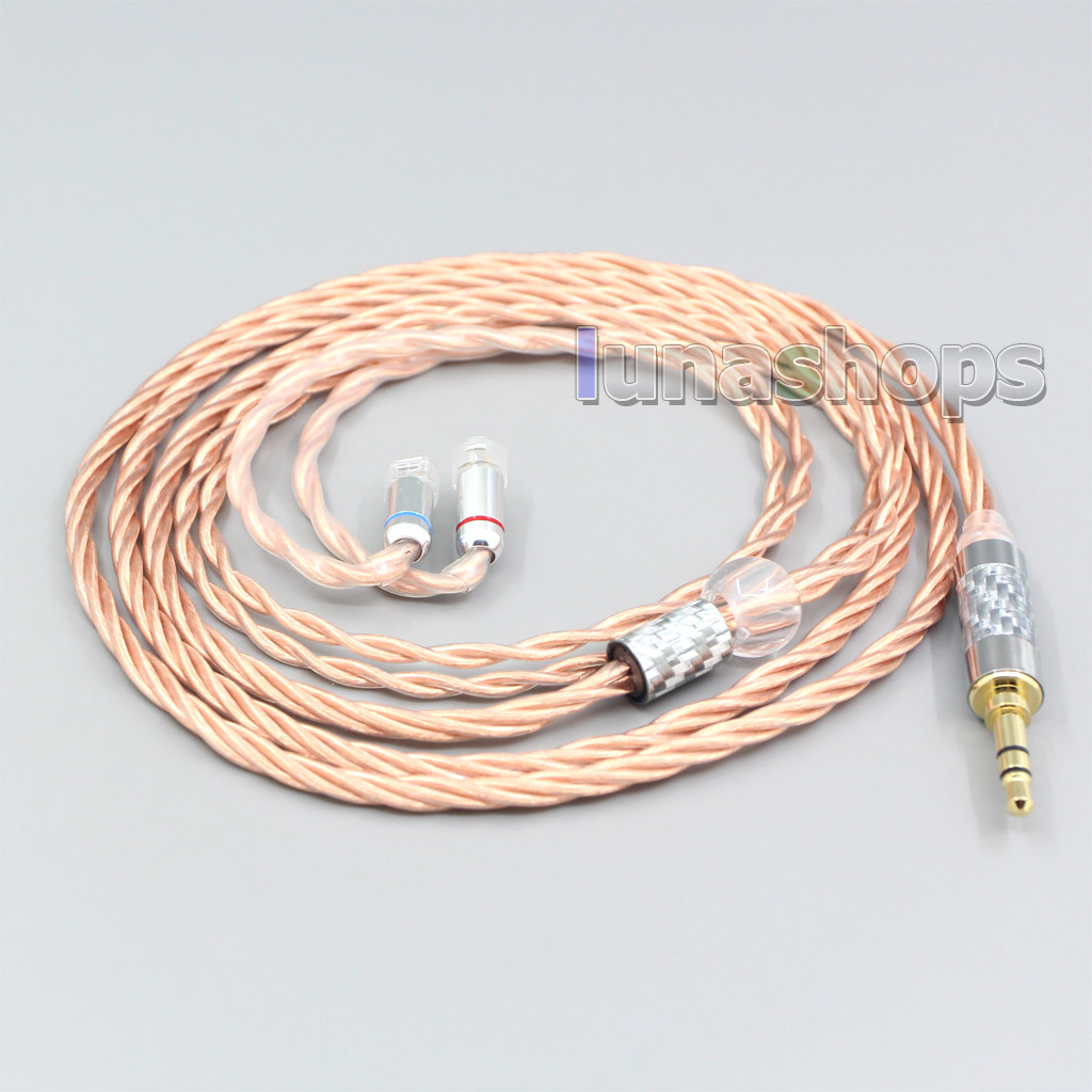 Silver Plated OCC Shielding Coaxial Earphone Cable For Sennheiser IE8 IE8i IE80 IE80s Metal Pin