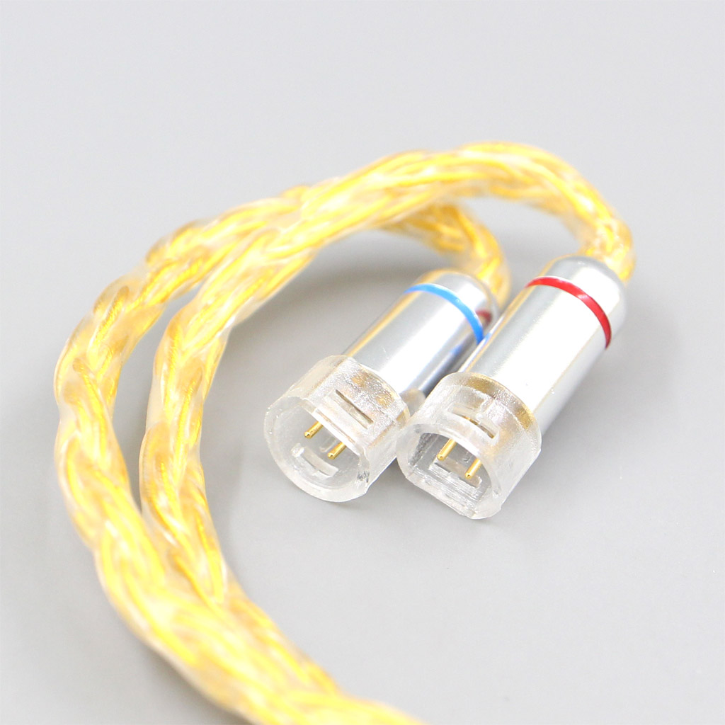 16 Core OCC Gold Plated Braided Earphone Cable For Sennheiser IE8 IE8i IE80 IE80s Metal Pin
